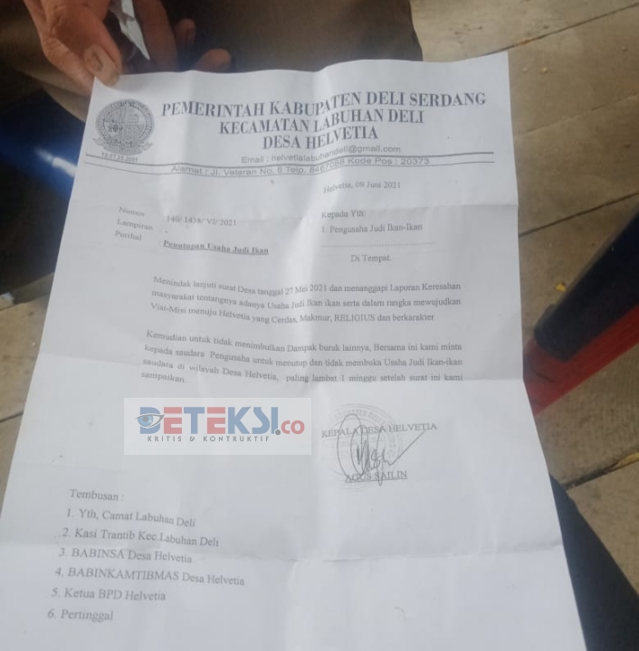 Surat Kepala Desa