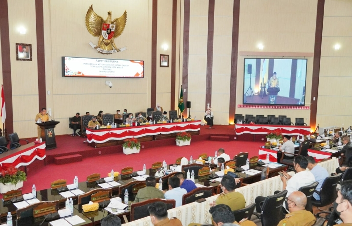 Hasyim Gelar Rapat Paripurna Penyampaian Laporan Hasil Raker Dprd Kota