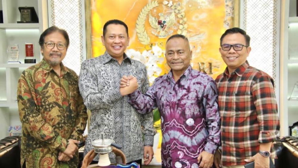 Ketua MPR RI Dengan Waketum Partai Golkar Dukung Penyelenggara HPN 2023 di Sumatera Utara.