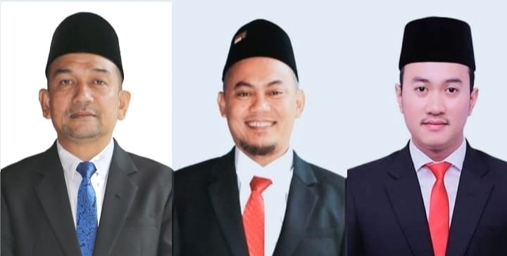 Anggota Komisi I DPRD Medan, Abdul Rahman Nasution, S.H (kiri), Rudiyanto, S.PdI (Tengah) dan Muhammad Afri Rizki Lubis, S.M, M.I.P (Kiri).