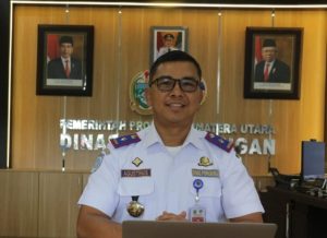 Kepala Dinas Perhubungan Provinsi Sumatera Utara, Agustinus Panjaitan.