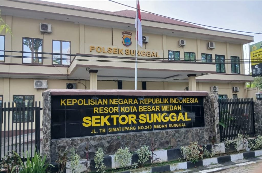 Kantor Polsek Sunggal.