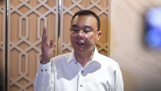 Wakil Ketua DPR RI Sufmi Dasco Ahmad mengaku menjadi pihak penjamin untuk bagi pedemo tolak Revisi UU Pilkada yang ditangkap kepolisian. (ANTARA FOTO/ADITYA PRADANA PUTRA)