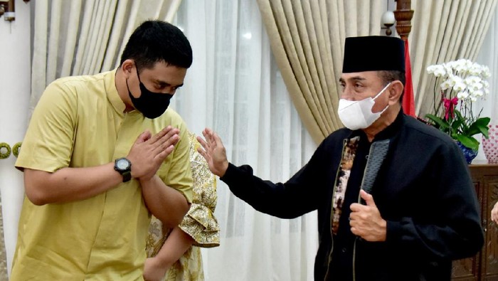 Edy Rahmayadi bersama Bobby Nasution (Foto: Dok. Kominfo sumut)