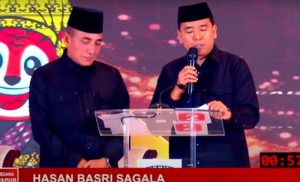 Pasangan Calon Nomor Urut Dua Edy Rahmayadi dan Hasan Hasri Sagala.