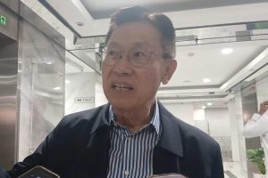 Chairman Lippo Group James Riady saat ditemui di Wisma Mandiri, Jakarta Pusat, Senin (10/11/2025). © Kompas.com/Aisyah Sekar Ayu Maharani