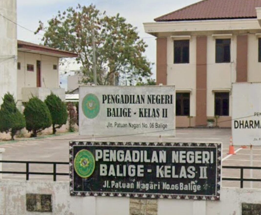 Pengadilan Negeri Balige.(DETEKSI.co/Ist)