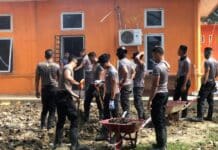 Taruna Akpol Bersihkan Dispora Aceh Tamiang, Siapkan Posko Satlat Kijang Jelang Pembukaan Latsitardanus 2026