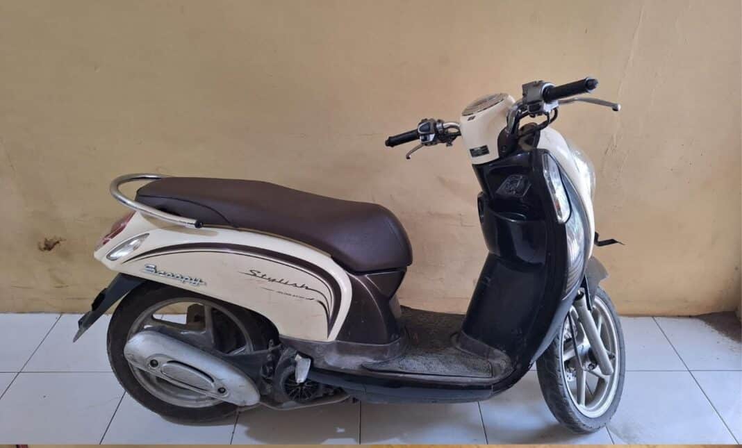 Barang bukti sepeda motor disita Polisi