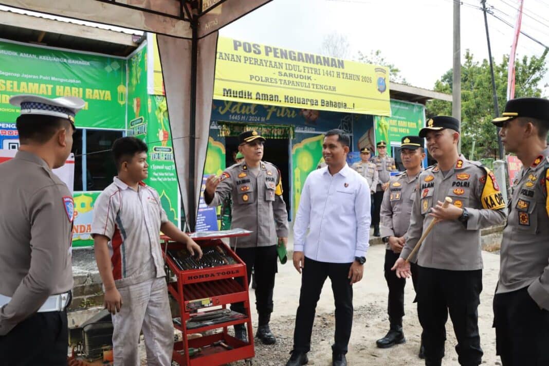 Pamatwil Polda Sumatera Utara melakukan kunjungan supervisi ke Pospam Sarudik, Selasa (17/3/2026).