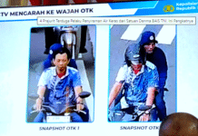 Polda Metro Jaya Tegaskan Belum Ada Warga Sipil Terlibat Kasus Air Keras Andrie Yunus Tampilan rekaman CCTV yang memperlihatkan dua orang terduga pelaku penyiraman air keras terhadap aktivis KontraS Andrie Yunus di kawasan Jakarta Pusat. Empat prajurit TNI dari Denma BAIS TNI kini telah diamankan dan menjalani pemeriksaan oleh Puspom TNI.