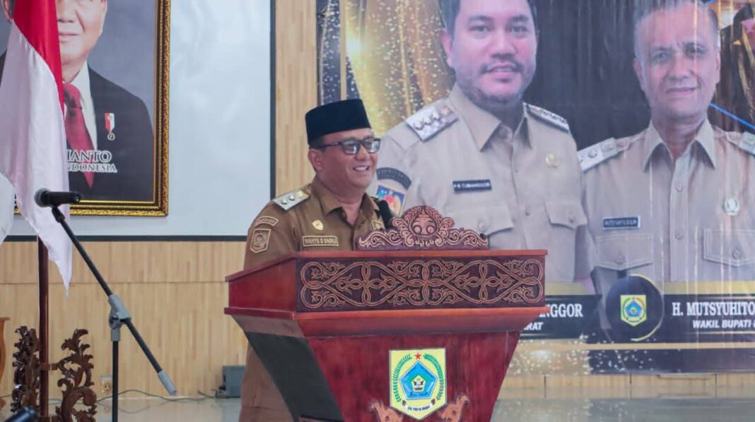 Wakil Bupati Dairi, Wahyu Daniel Sagala hadir pada Musrenbang Kabupaten Pakpak Bharat 2027. (istimewa/Diskominfo)