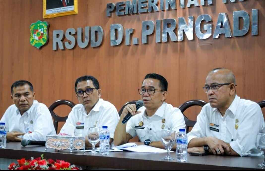 Wakil Wali Kota Medan, H Zakiyuddin Harahap, yang meninjau kesiapan fasilitas dan pelayanan rumah sakit tersebut pada Rabu (1/4/2026).