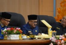 DPRD Langkat Rapat Paripurna Pembacaan Keputusan LKPJ Bupati