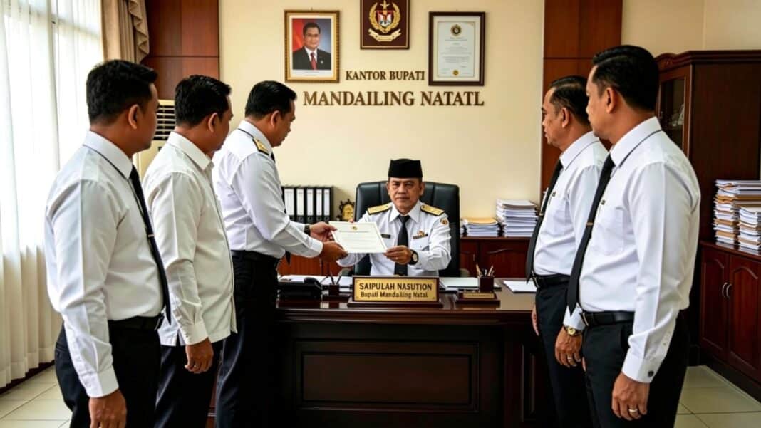 Foto Ilustrasi, Penyerahan Rekomendasi Ke Bupati Madina.