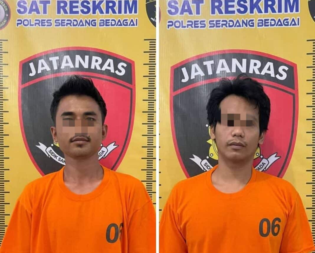 Dua pelaku pencurian di Sei Bamban, Sergai, berhasil diringkus polisi setelah buron sejak Januari 2026; sejumlah barang bukti turut diamankan.