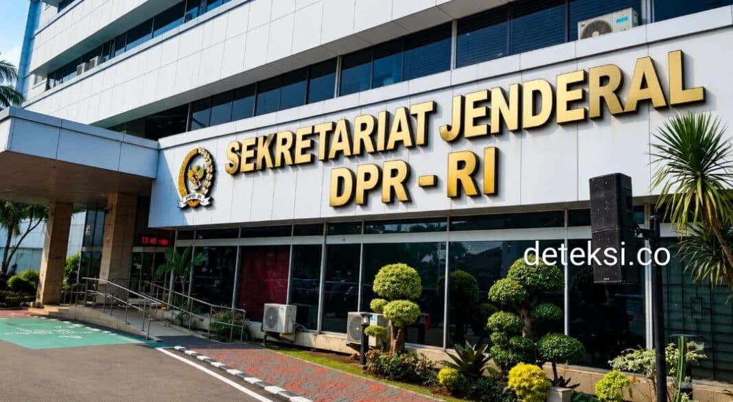 Gedung Sekretariat Jenderal DPR RI. Setjen DPR RI terus mendorong budaya kepemimpinan kolaboratif melalui penguatan kapasitas pejabat dan seminar strategic leader guna mewujudkan birokrasi legislatif yang modern, adaptif, dan responsif terhadap perubahan.