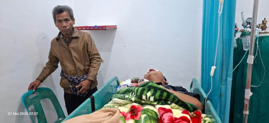 Korban Wandaniel didampingi orang tua, dirawat di RSUD Sidikalang, Kamis (7/5/2026).(Istimewa)