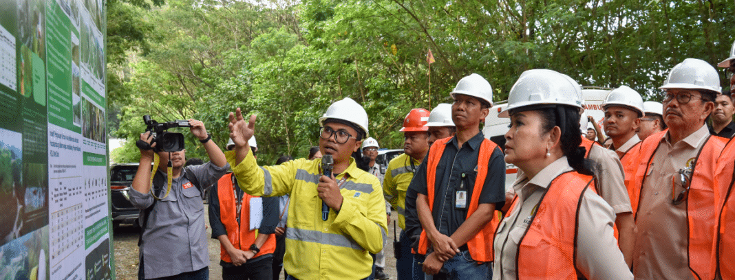 Ketua Komisi IV DPR RI, Siti Hediati Hariyadi, dalam kunjungan kerja Komisi IV di kawasan operasional PT Meares Soputan Mining (MSM), Minahasa Utara, Sulawesi Utara, Sabtu (6/6/2026). Foto: Sr/Karisma