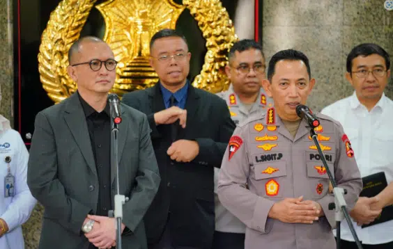 Kapolri Jenderal Polisi Listyo Sigit Prabowo menyampaikan komitmen Polri mengaktifkan kembali Satgas Anti-Mafia Bola sebagai langkah mencegah praktik perjudian dan menjaga penyelenggaraan Piala Dunia 2026 tetap aman, tertib, serta menjunjung tinggi sportivitas. (Sumber: Foto Dok. Tribratanews Riau)