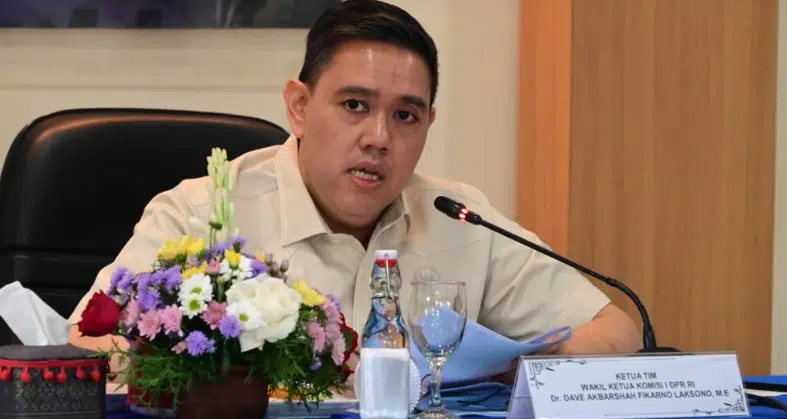 Wakil Ketua Komisi I DPR RI, Dave Akbarshah Fikarno Laksono saat memimpin Kunjungan Kerja Spesifik Komisi I ke Badung, Bali, Jumat (26/06/2026). Foto : Yohan/Alma