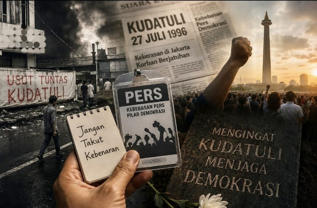 Foto Ilustrasi: Peristiwa Kudatuli 27 Juli 1996 adalah salah satu titik balik dalam sejarah demokrasi Indonesia.