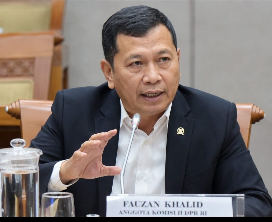 Anggota Komisi II DPR RI Fauzan Khalid meminta Kementerian ATR/BPN membentuk tim khusus untuk memetakan dan mengidentifikasi persoalan pertanahan yang berpotensi memicu sengketa dan konflik di berbagai daerah. (Foto dok. AI)