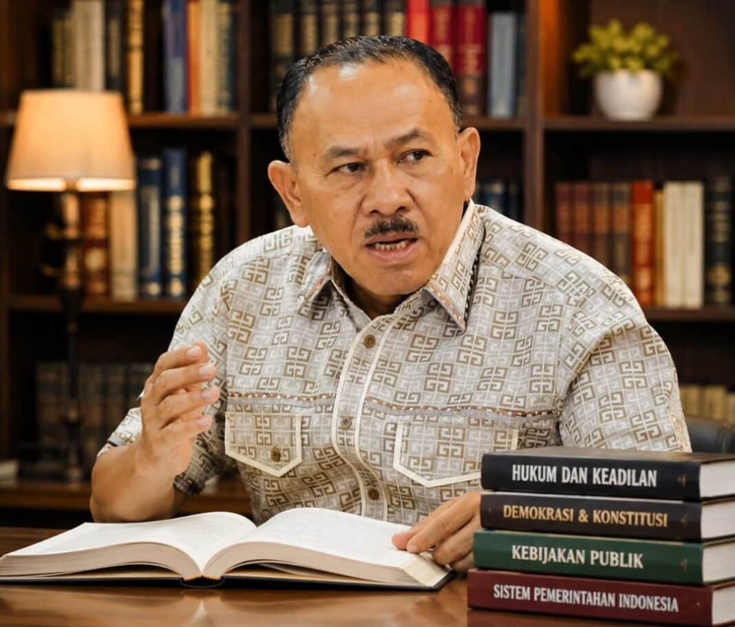 Anggota Komisi XIII DPR RI Maruli Siahaan menyampaikan pentingnya menjadikan penghormatan, perlindungan, pemenuhan, penegakan, dan pemajuan HAM sebagai budaya dalam kehidupan sehari-hari saat Sosialisasi P5HAM di Kota Medan, Sumatera Utara. Foto Dok. deteksi.co/Istimewa)