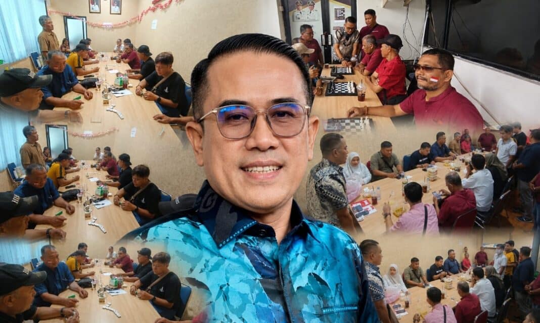 Pengurus PWPM Medan menggelar perlombaan dam batu dan catur di Sekretariat PWPM Kantor Wali Kota Medan, Jumat (14/8/2026), dalam rangka menyambut HUT ke-81 Kemerdekaan Republik Indonesia.
