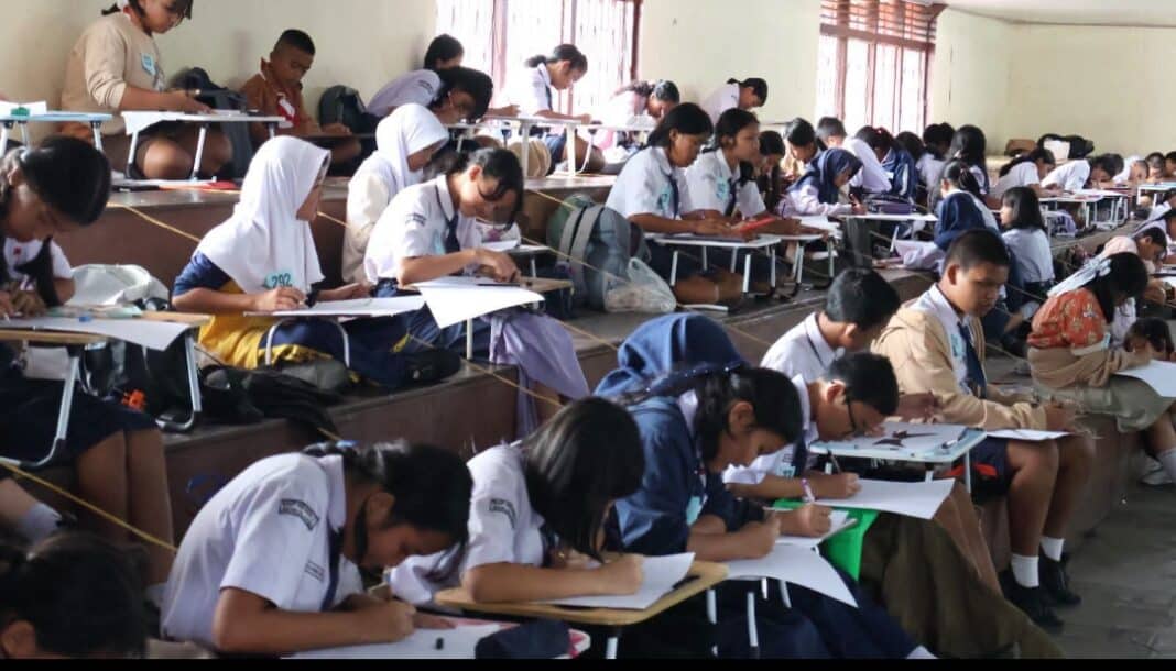 Antusias pelajar mengikuti berbagai perlombaan seni dan olahraga yang digelar untuk menyemarakkan HUT Kemerdekaan Republik Indonesia ke-81 tahun 2026,. (Istimewa)