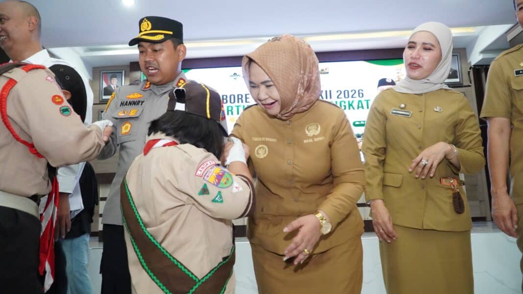 85 kontingen Kwartir Cabang (Kwarcab) Langkat yang akan mengikuti Jambore Nasional (Jamnas) XII Tahun 2026 di Bumi Perkemahan dan Graha Wisata Cibubur, Jakarta Timur.