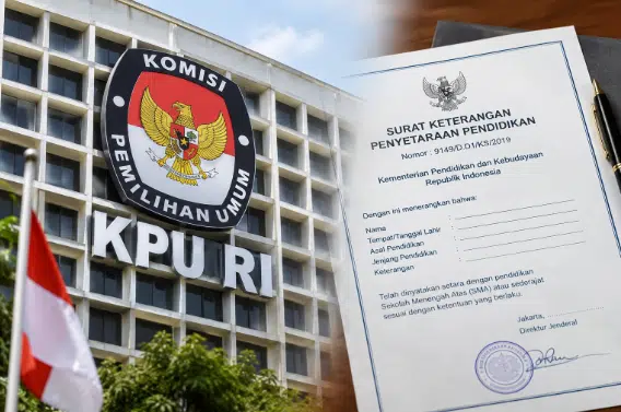 Foto ilustrasi: Ketua KPU Mochammad Afifuddin memberikan penjelasan mengenai verifikasi surat keterangan penyetaraan pendidikan Gibran Rakabuming Raka dalam pencalonan Pilpres 2024, Rabu (7/10/2026). Penjelasan KPU disampaikan setelah MK membacakan Putusan Nomor 01/PHPU.PRES-XXIV/2026. (Foto Dok. AI)